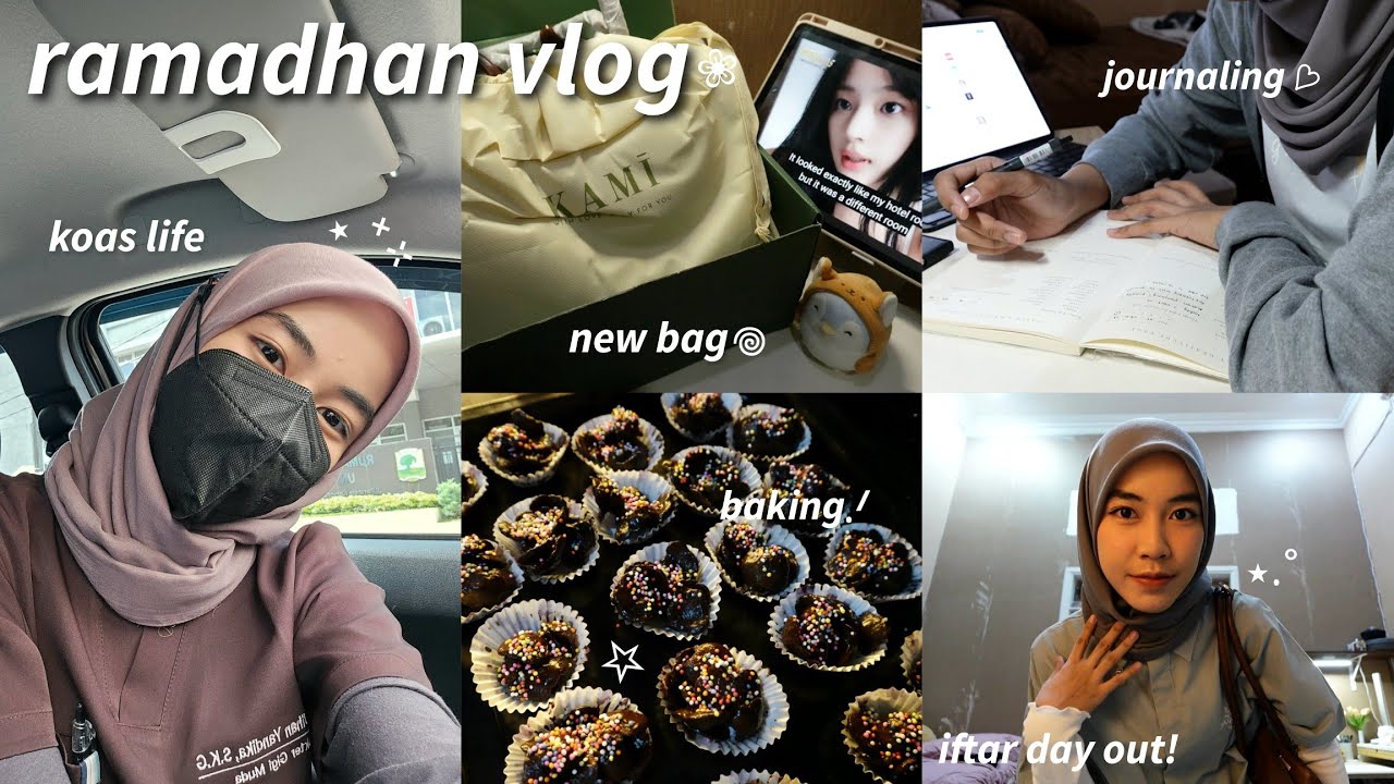ramadhan vlog✨🌙: iftar day out, GRWM, koas life, unboxing tas baru, morning skincare, productive day