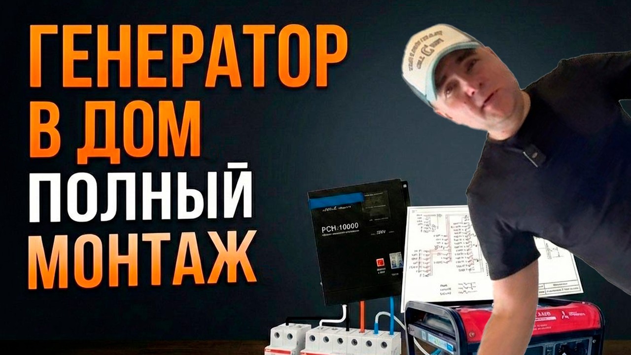 Щит + Стабилизатор + Генератор + АВР для Дома