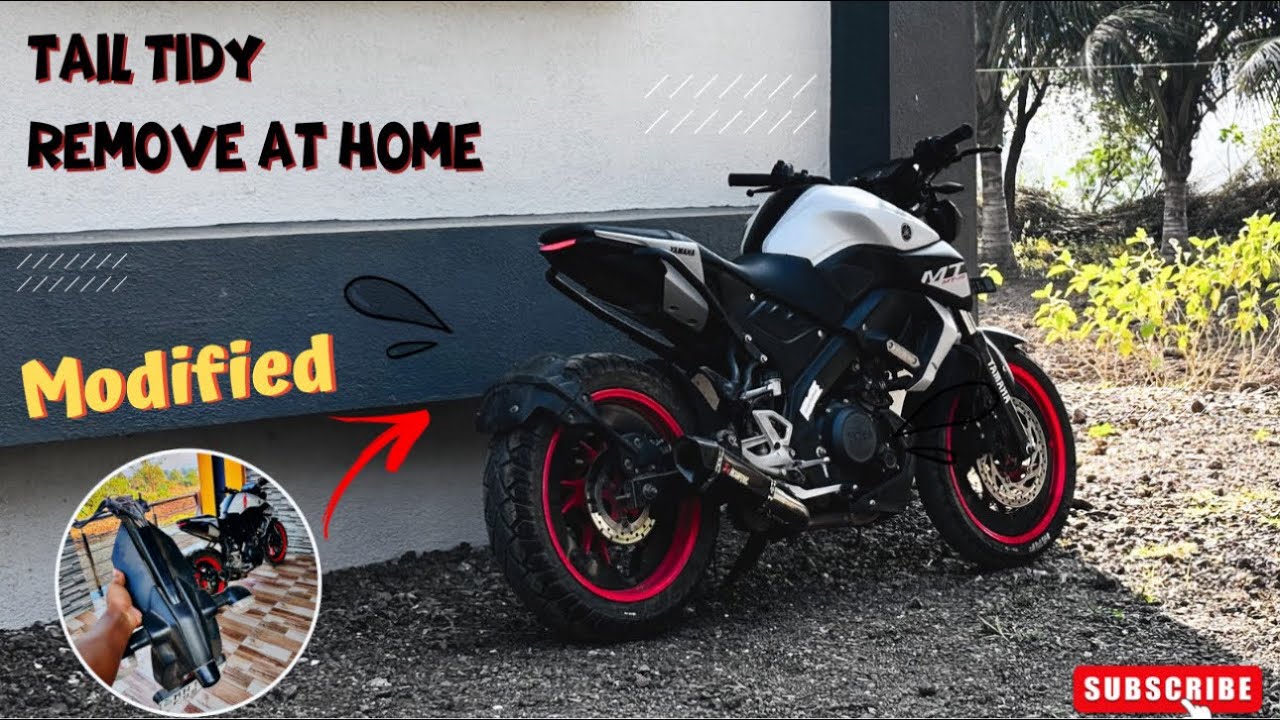 How to Remove MT-15 Tail Tidy At Home 🤯 / Detail  Video ( 2024 ) #modified #uk07rider #samymotovlog