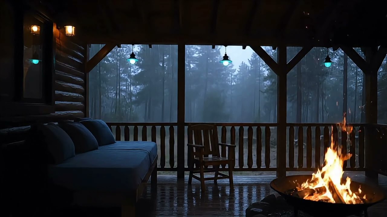 No Ads Rain Sounds for Sleeping   ASMR Rain and Thunder Sounds For Sleeping, Miss Home #7