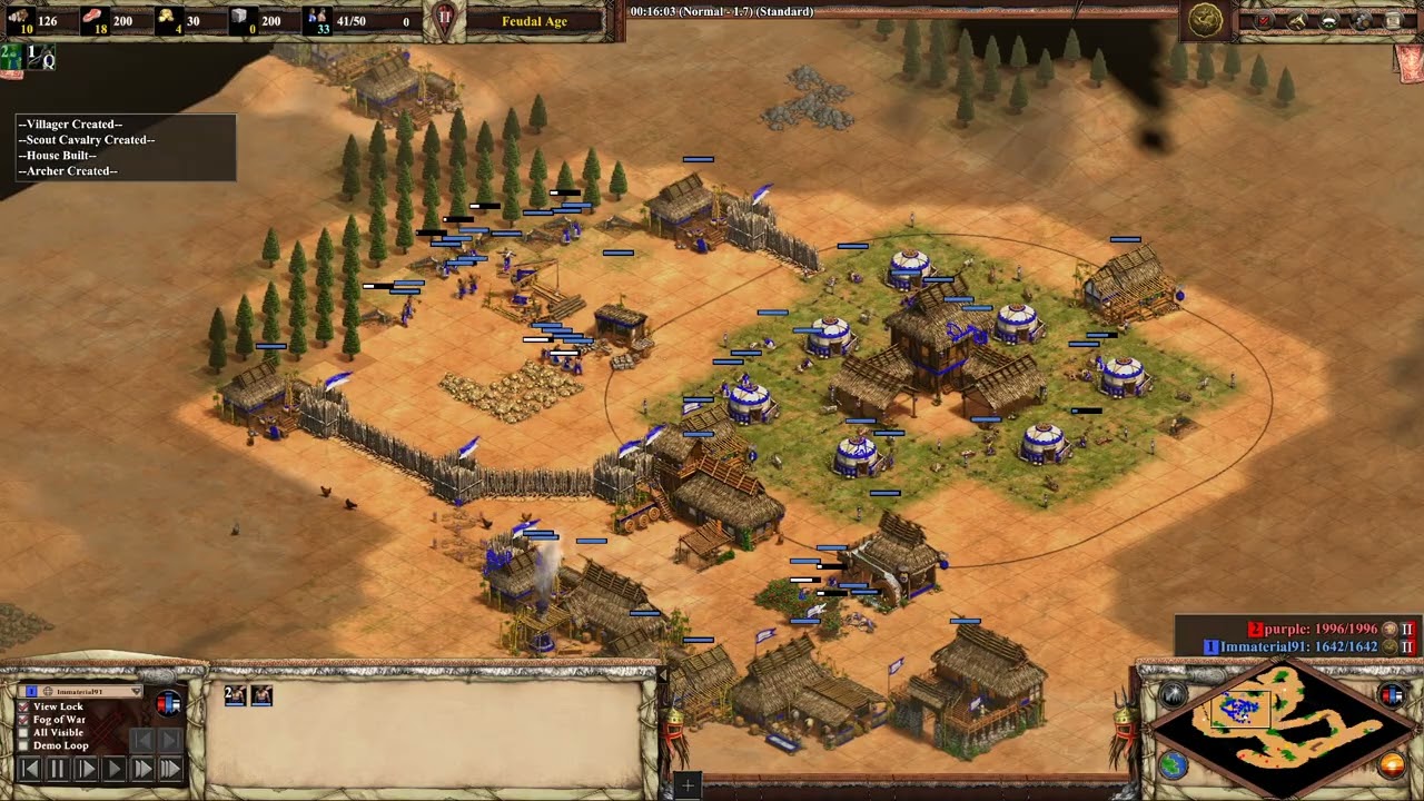 Age of Empires 2 1v1 - Khitans v Persians Major Throws and Comebacks (1600-1700)