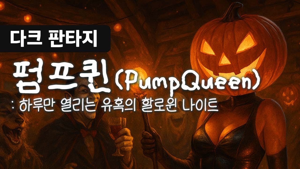 🎃 할로윈 파티로 초대하는 펌프...킨? - 펌프퀸 (Pumpqueen) [노래/가사/해석/자막]