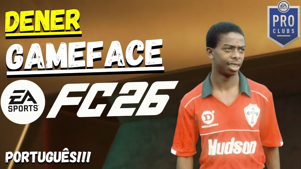 O Dener no EA FC 26?! Veja como criar essa Game Face no Pro Clubs 😳⚽ #71