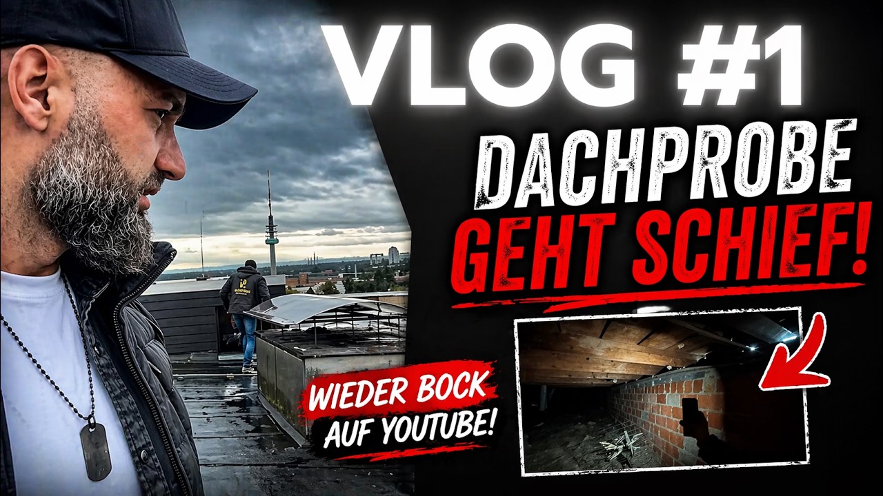 VLOG 1 | Wieder Bock auf Youtube #dachdecker #pfusch #sachverständiger