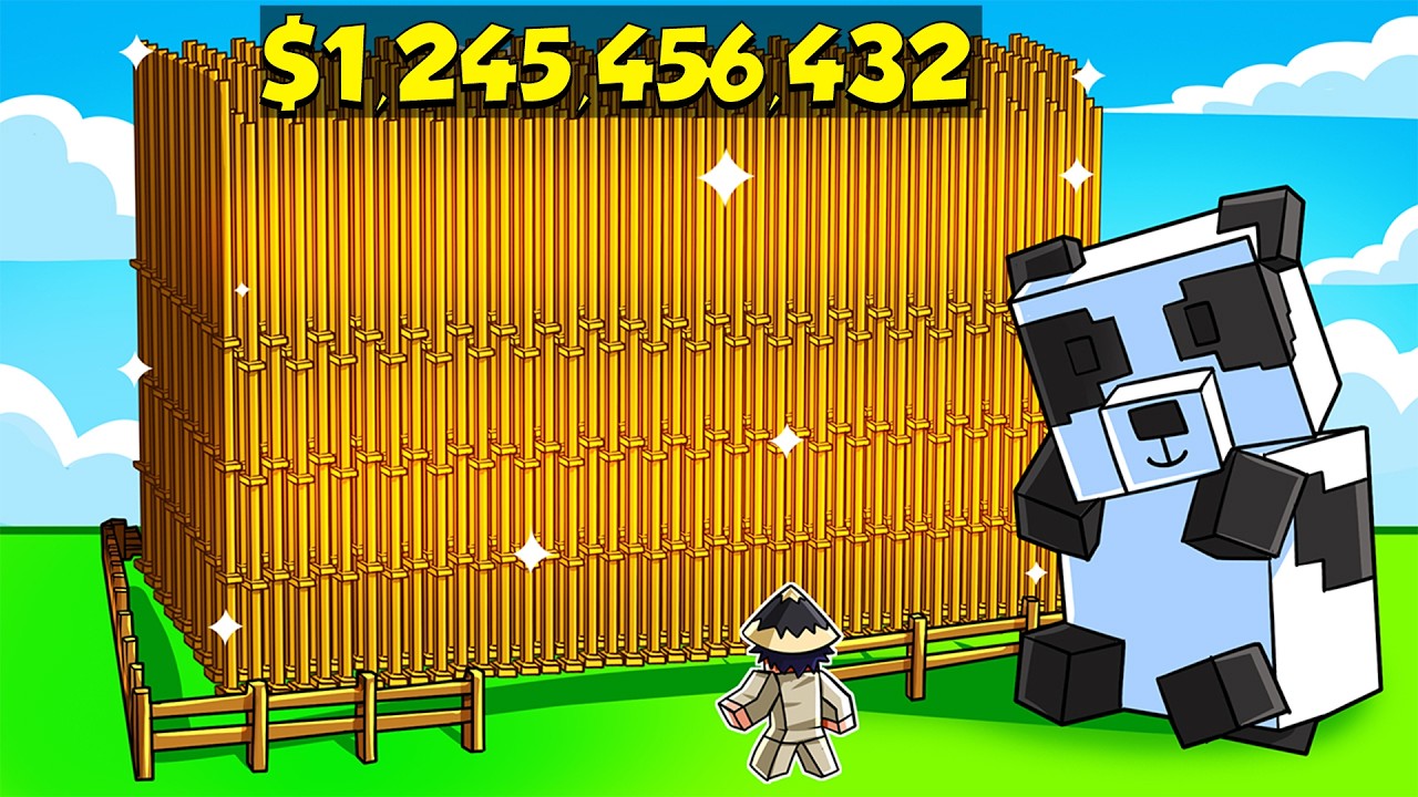 $0 à $1 Trillion en utilisant uniquement des Bamboos ! (Grow A Garden)