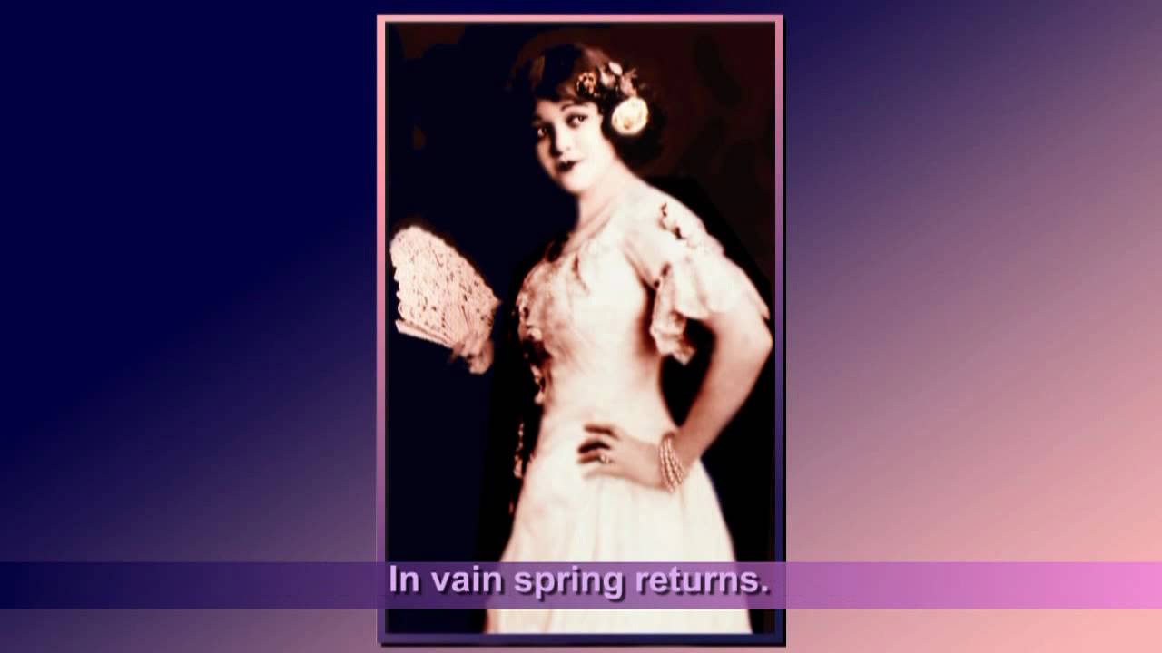 Rosa Ponselle - Élégie / with subtitle 1926