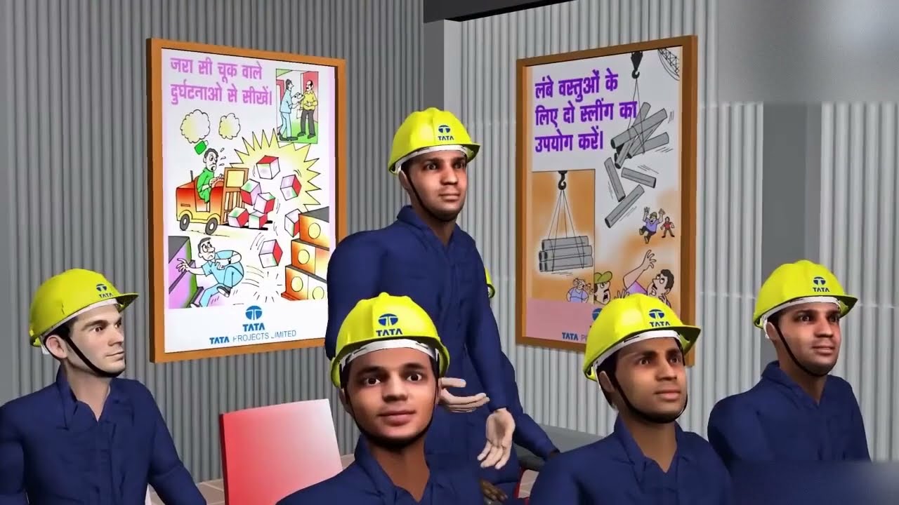 Safety Induction Training Hindi Tata Project। Tata Safety System   @firesafetyindia #mjfsfsti #10m