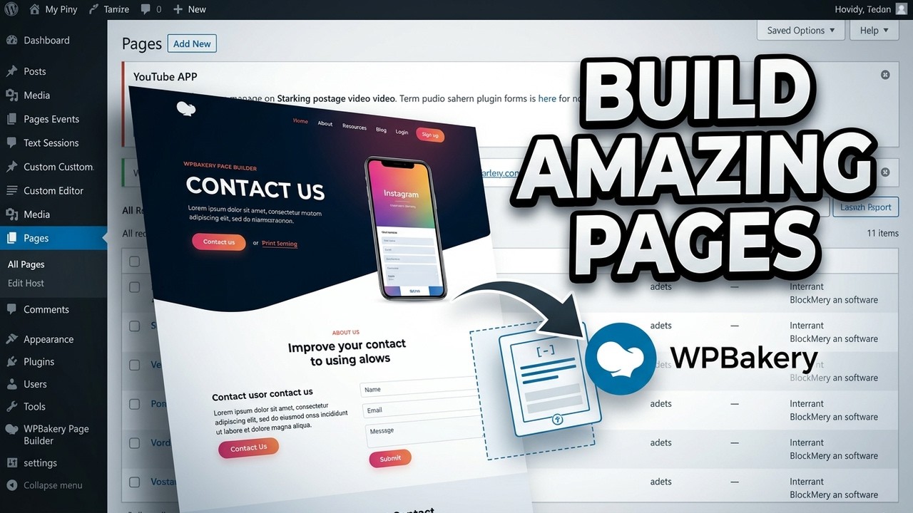 Учебное пособие по конструктору страниц WpBakery