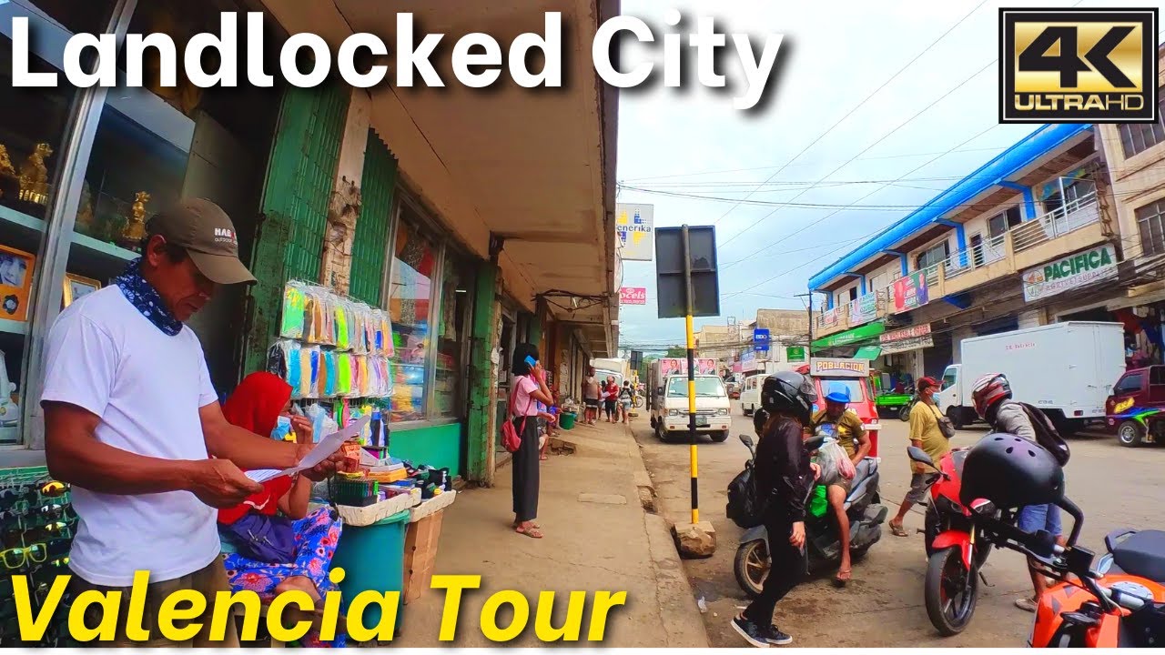 Valencia City, Bukidnon | 4k Walk & Fly Tour Philippines