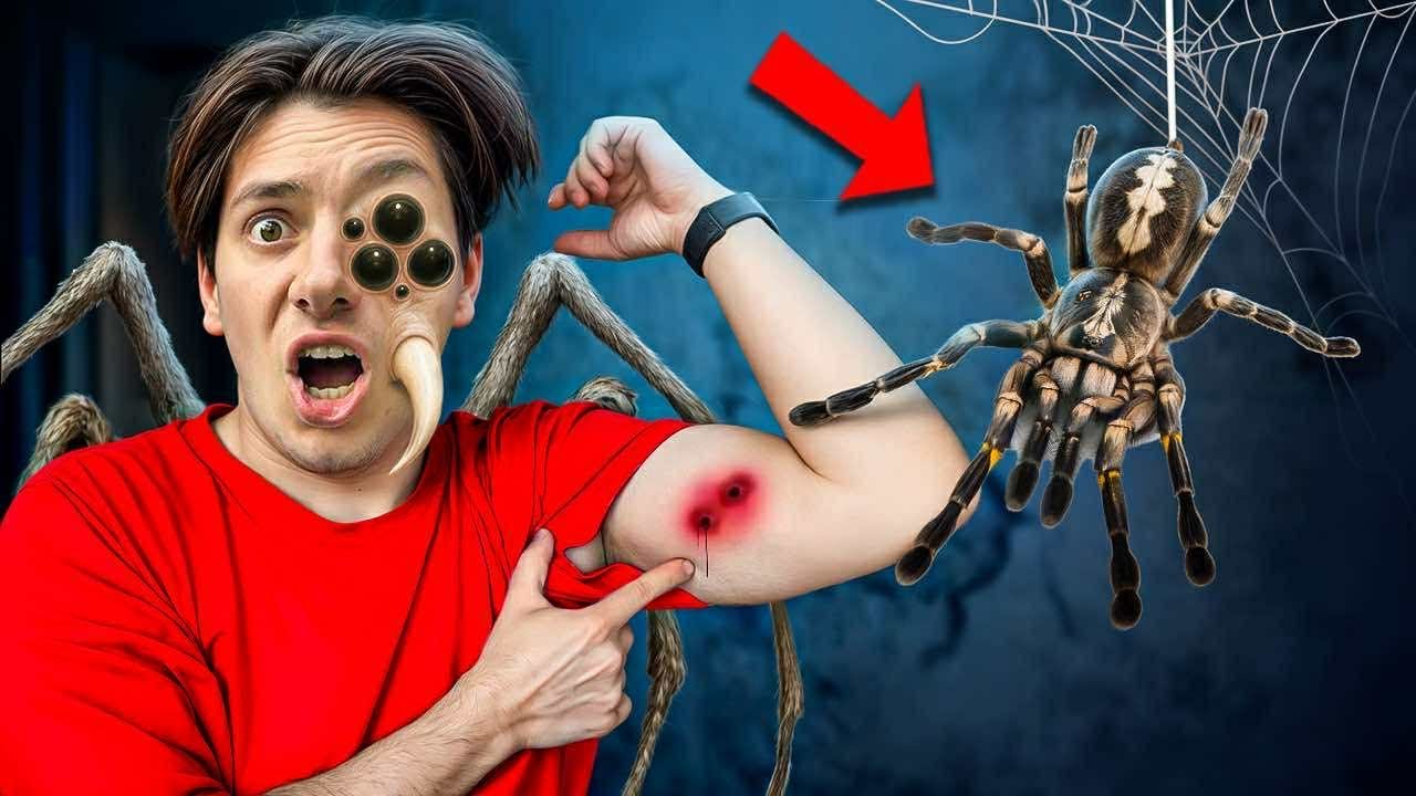 UGRYZL MNIE NAJWIEKSZY PAJAK ŚWIATA!
