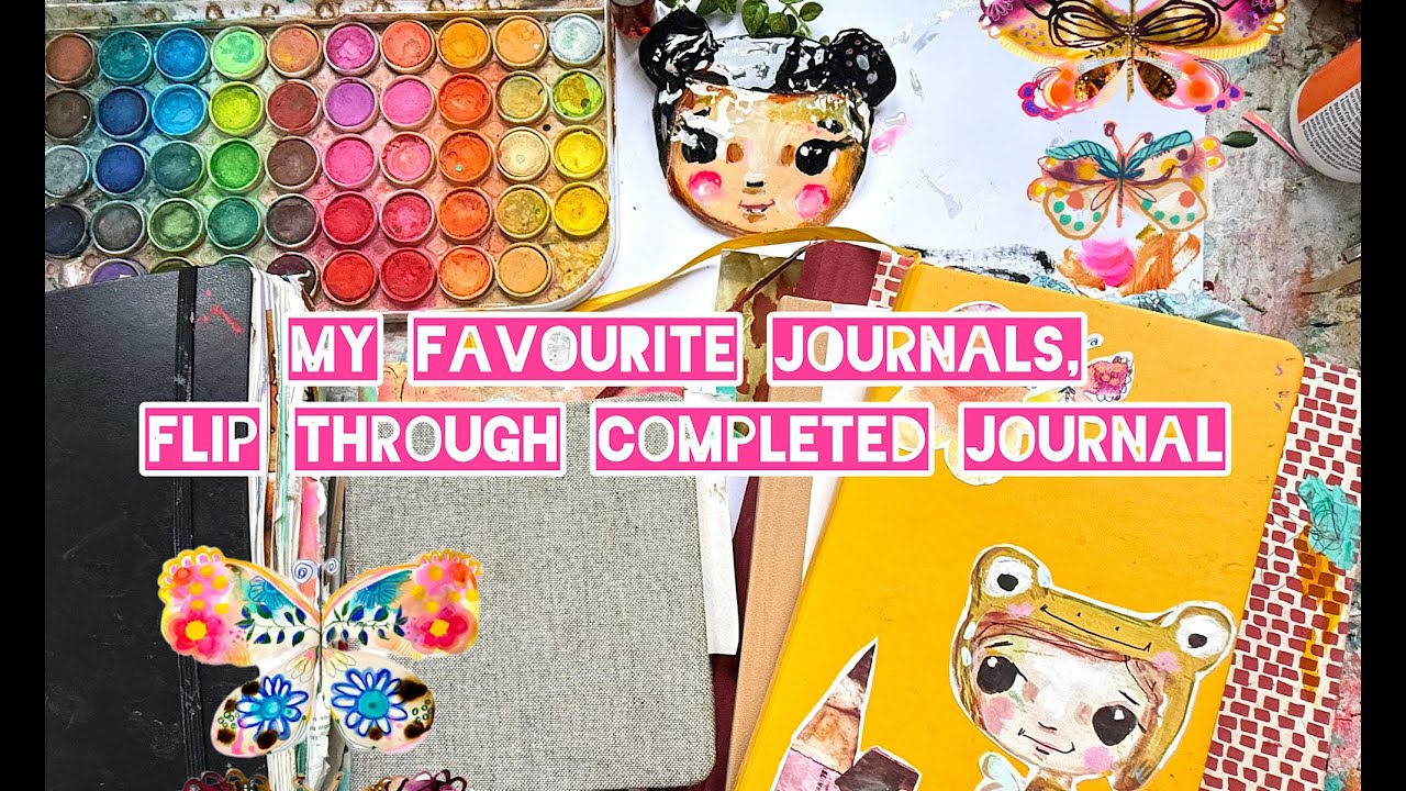 What is my favourite journal? Flip through my completed journal