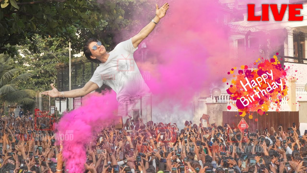 Goosebumps | Pathan aka Shahrukh Khan LIVE | हज़ारो Fans ने किया Shahrukh Khan का दीदार at Mannat