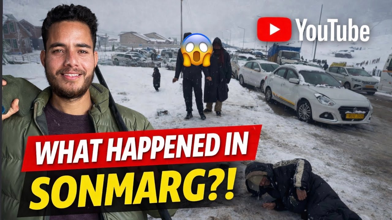 Sonamarg heavy snow fall | Aqib rather vlogs