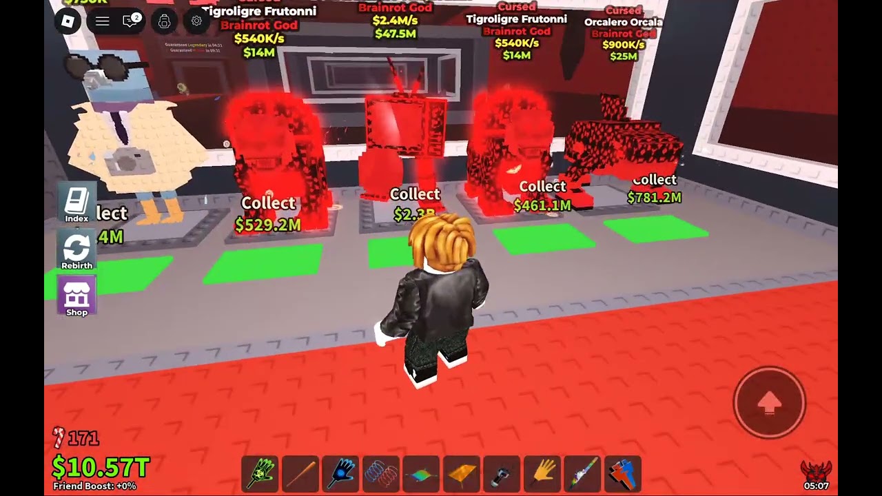 Opening Lucky Blocks in Steal a Brainrot Part 1 (I Got a Cursed Mastodontico Telepiedone)