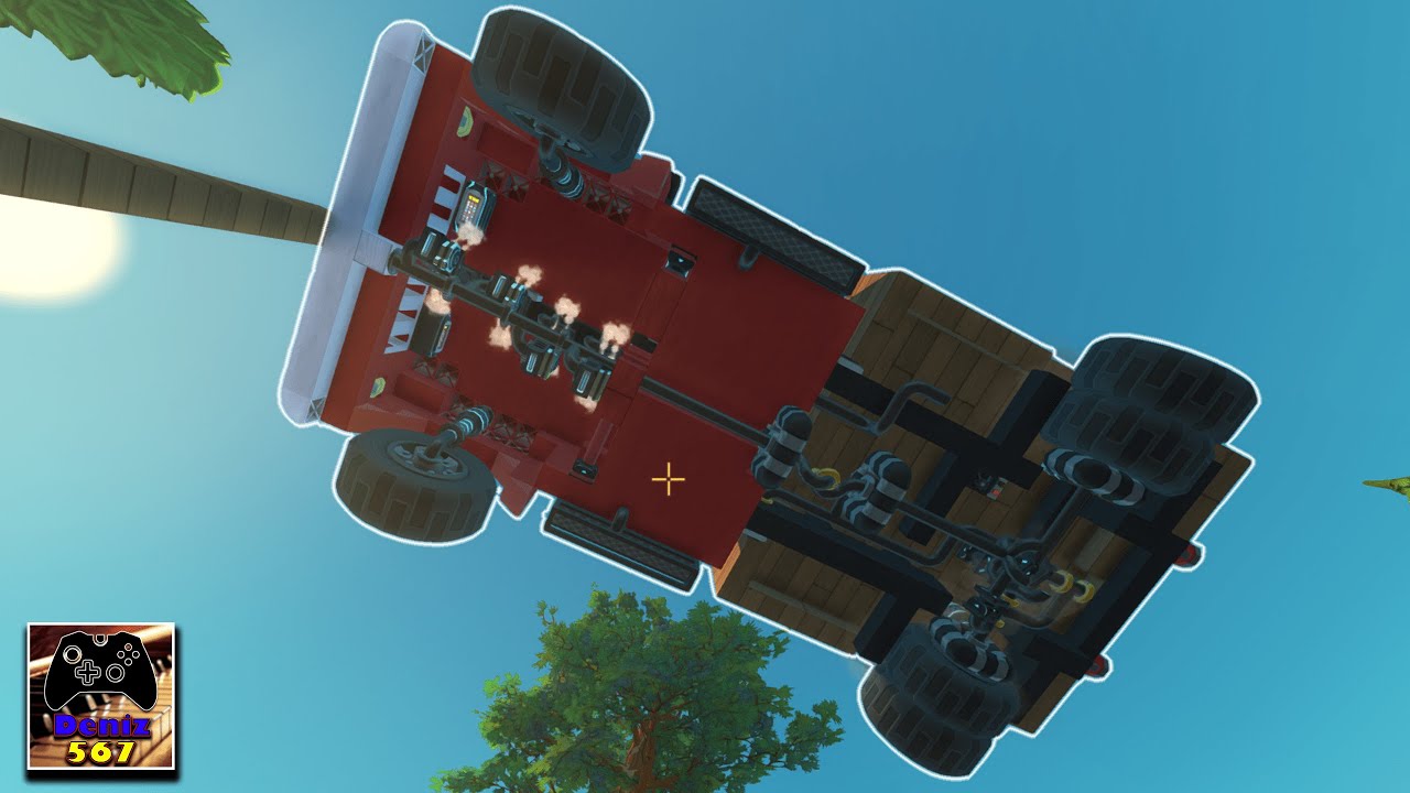 GAZ 53 with working Piston engine | Scrap Mechanic