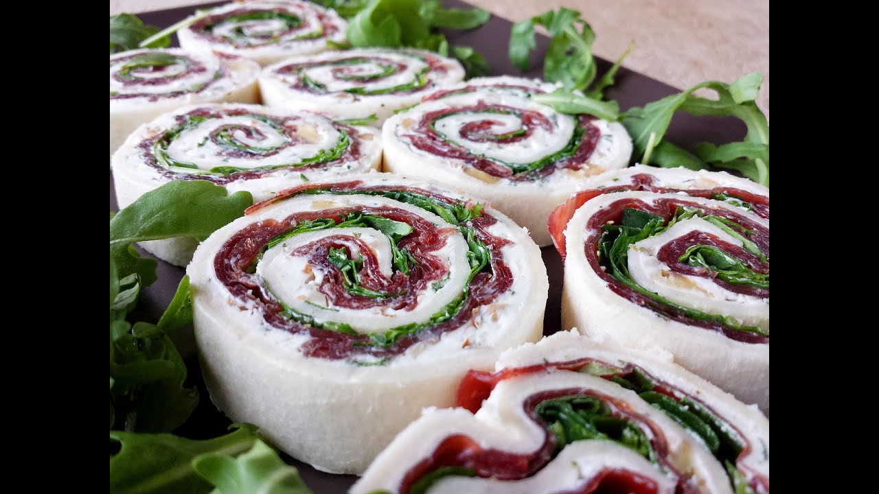 Girelle Cremose con bresaola e rucola - Le video ricette di Lara