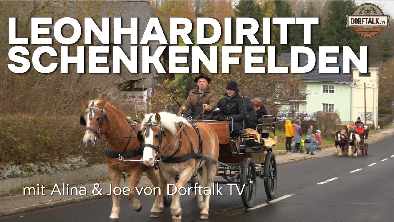 Leonhardiritt Schenkenfelden – Pferdesegnung, Tradition & gelebtes Brauchtum | Dorftalk.TV
