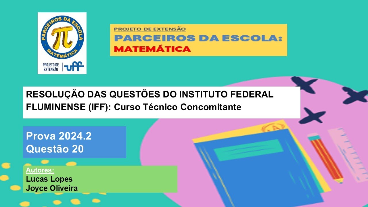 Questão 20 - Prova IFF 2024.2