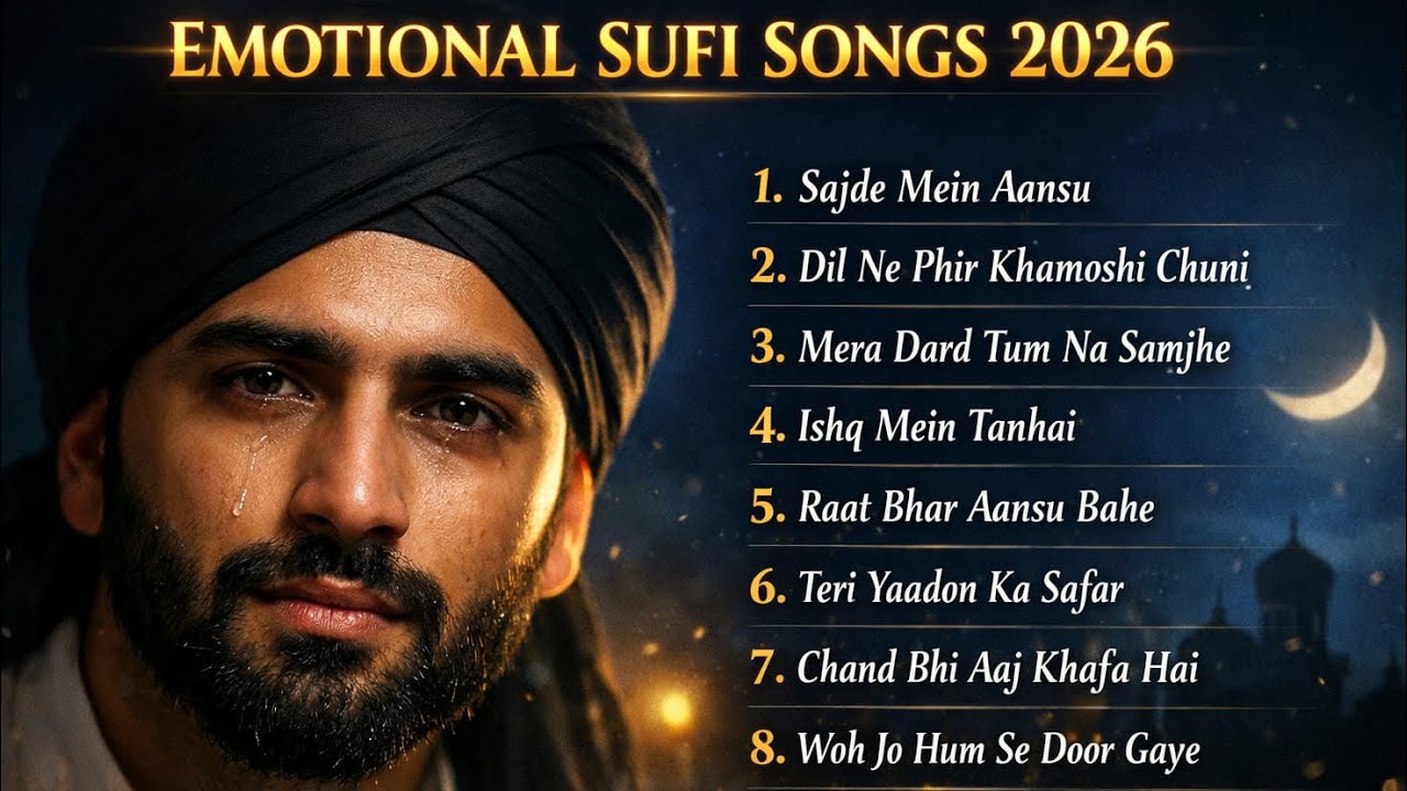 Non Stop Sufi Songs 💛 Heart Touching & Emotional Kalam | Soulful Islamic Sufi Music
