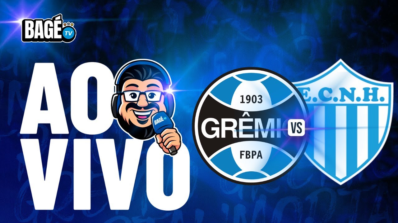 🔵 AO VIVO 🔵 JORNADA DO BAGÉ 🔵 GRÊMIO X NOVO HAMBURGO [ DIRETO DA ARENA ]