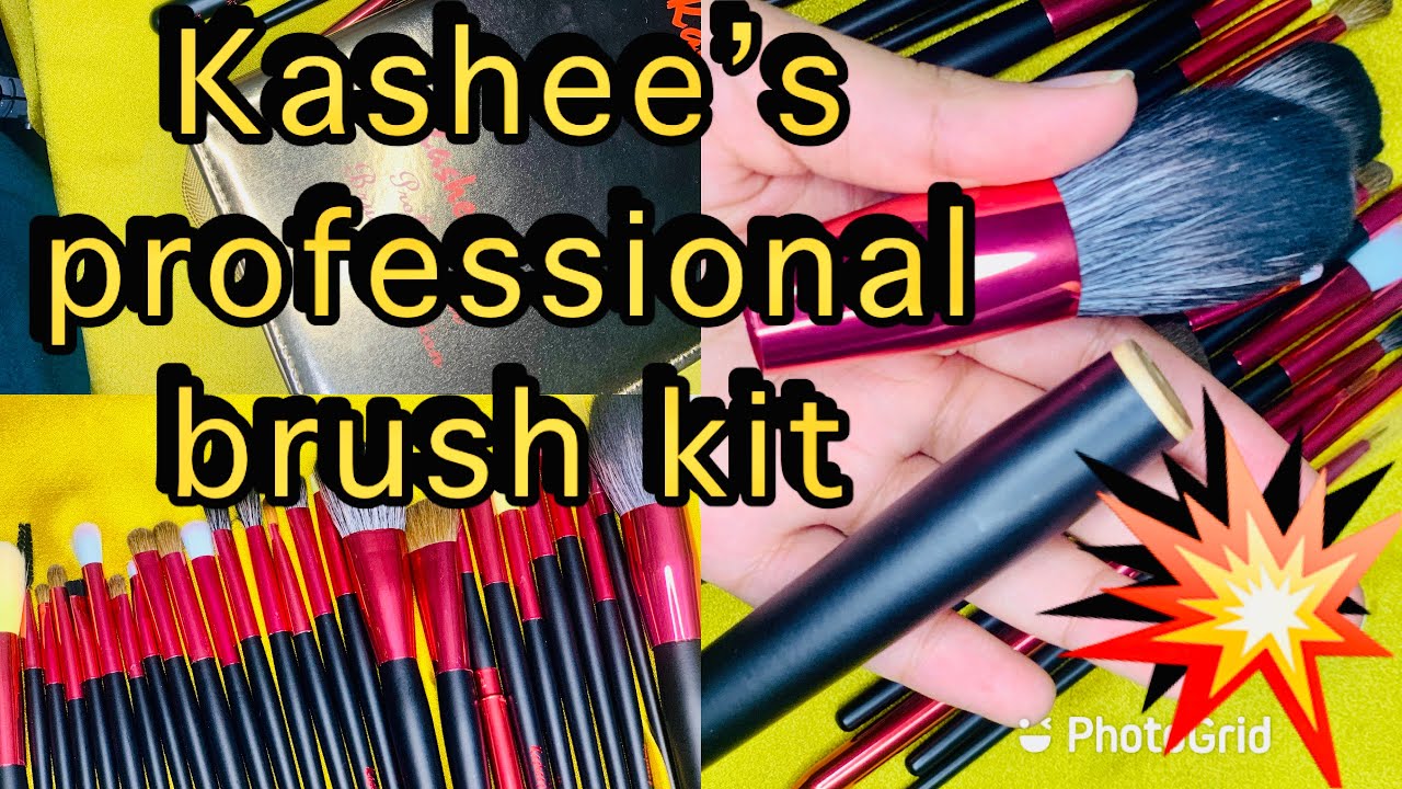 kashee's makeup | kashee's brushes |price | kashee's professional brush kit  Review | Urdu/Hindi