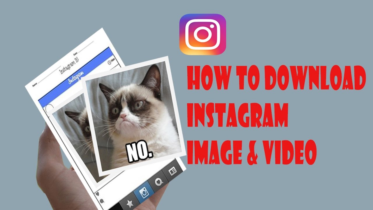 How To Download Instagram Pictures and Videos - INSTASAVER