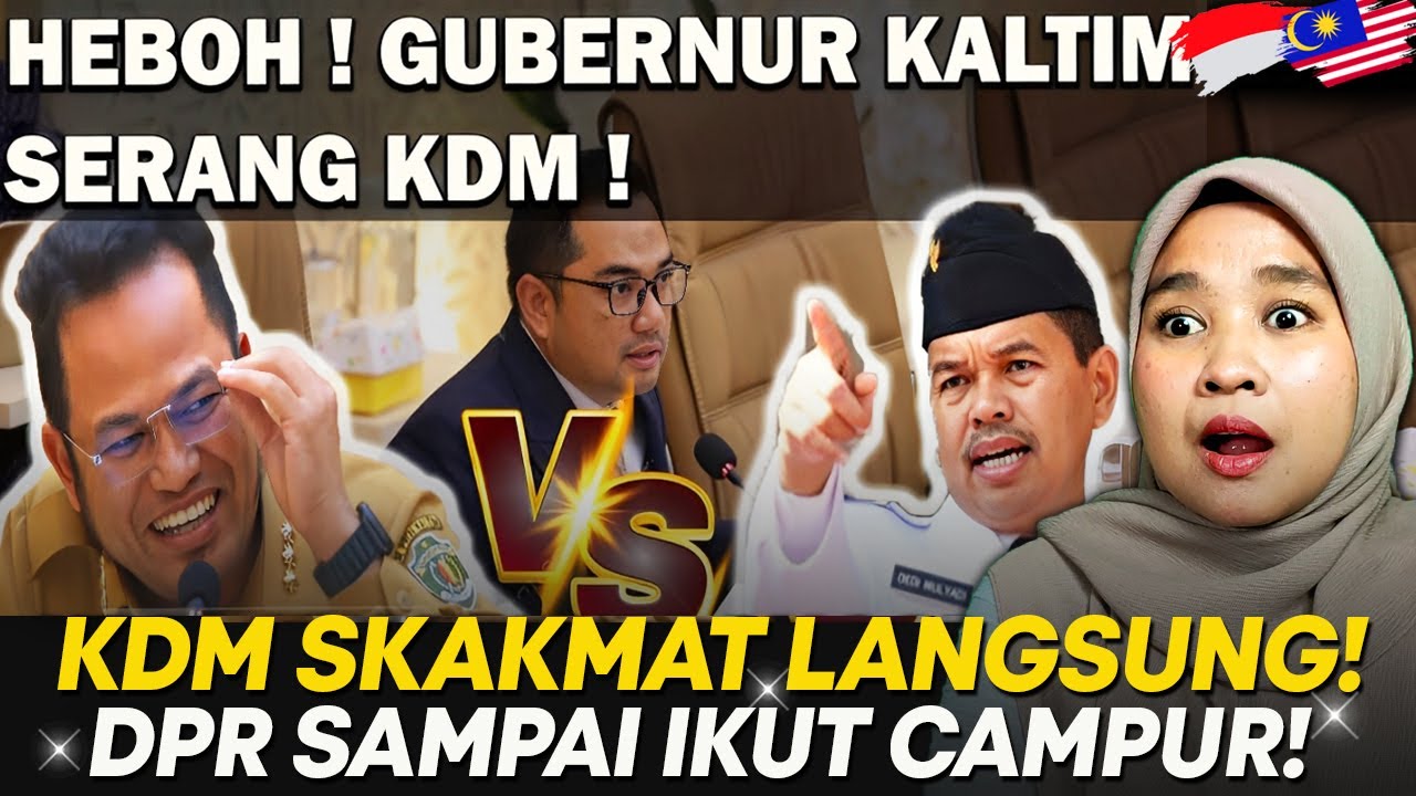 HEBOH! GUBERNUR KALTIM SINDIR KDM TUKANG KONTEN! JAWABAN KDM BIKIN KAGET! DPR SAMPAI IKUT CAMPUR!