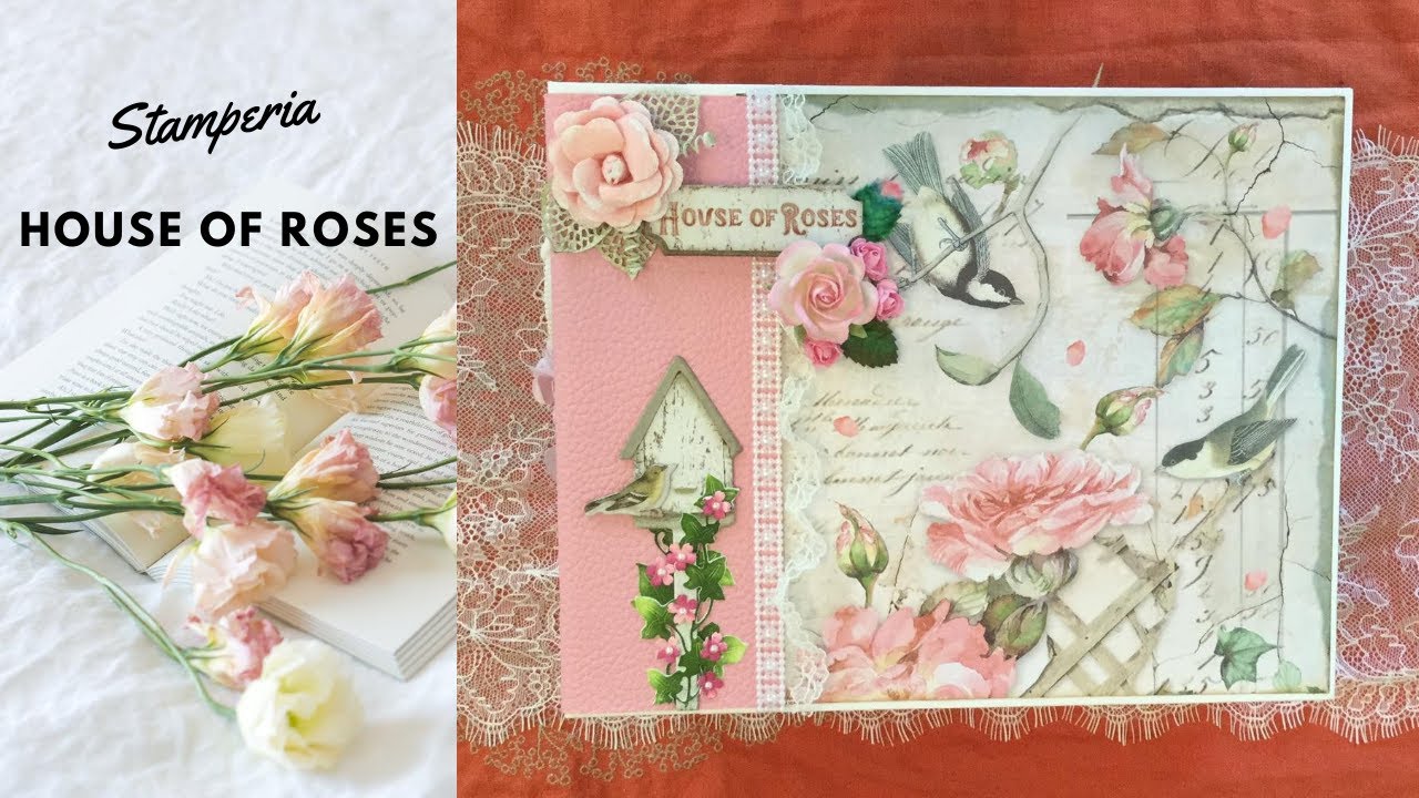 Stamperia House of Roses Album - SOLD