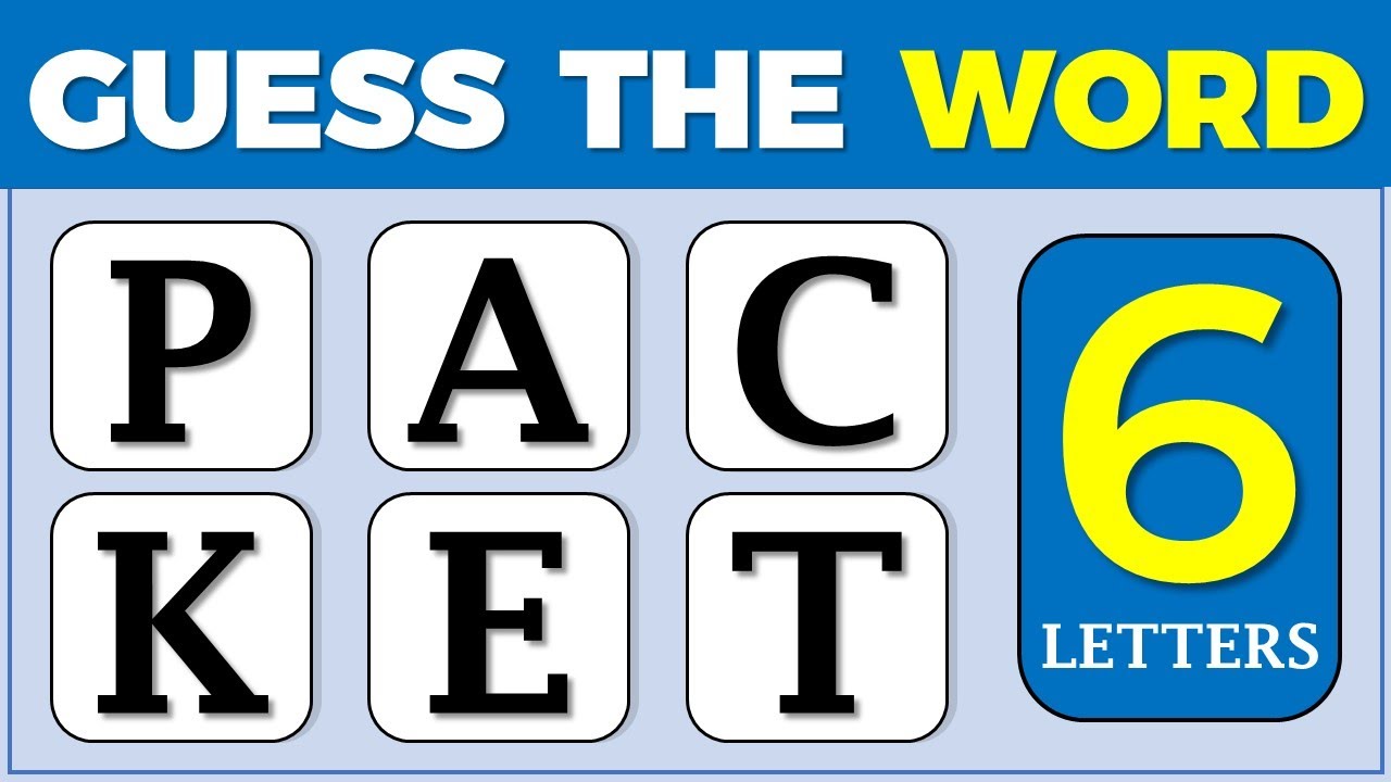 Scrambled Word Game: Can You Guess The Word? #challenge 58