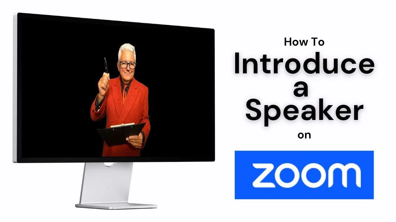 Как представить спикера в Zoom