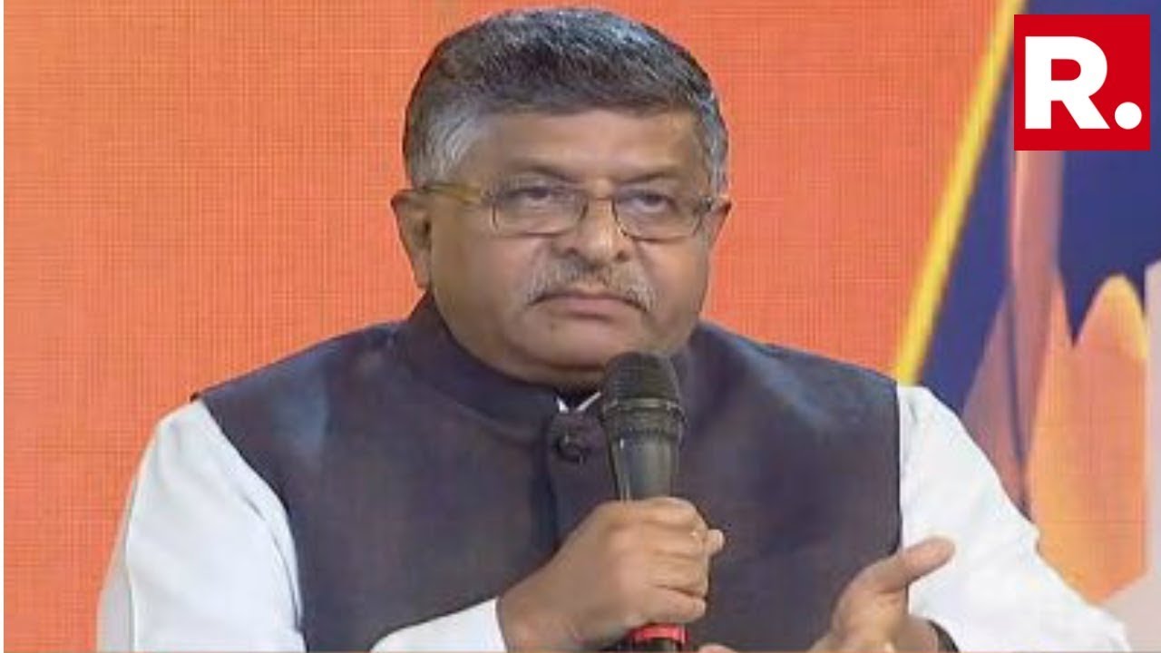 Union Minister Ravi Shankar Prasad Speaks On His Career As A Lawyer, At Republic Summit 2019