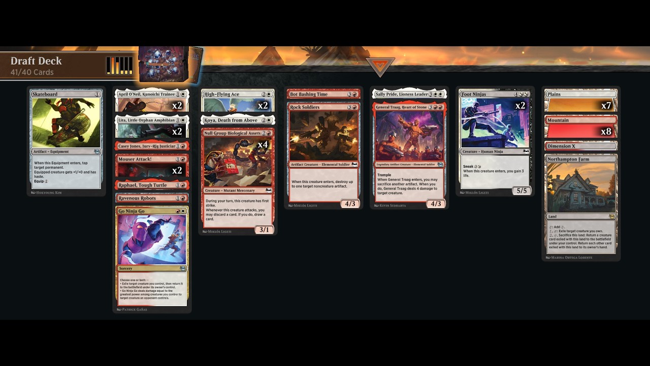 15 | TMNT | Pick Two Draft | MTG Arena