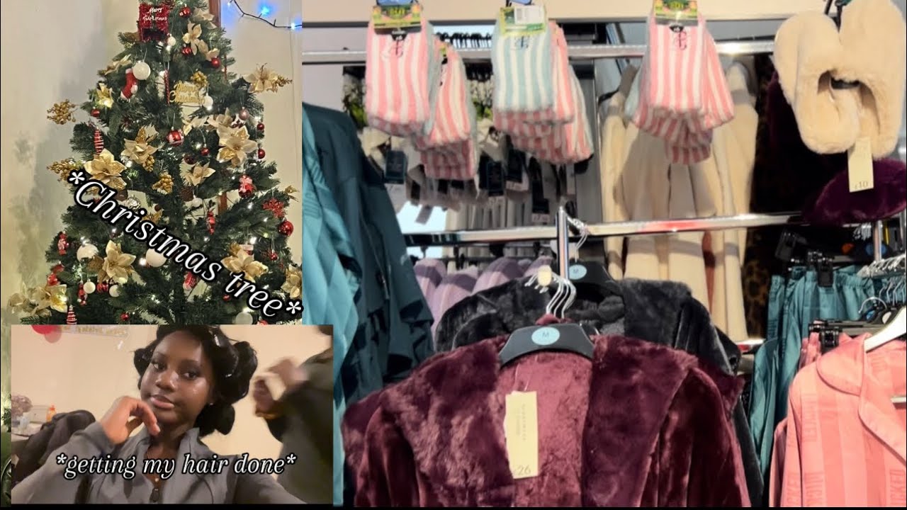 First week of December vlog *hair*, decorating Christmas tree*, *gym* etc