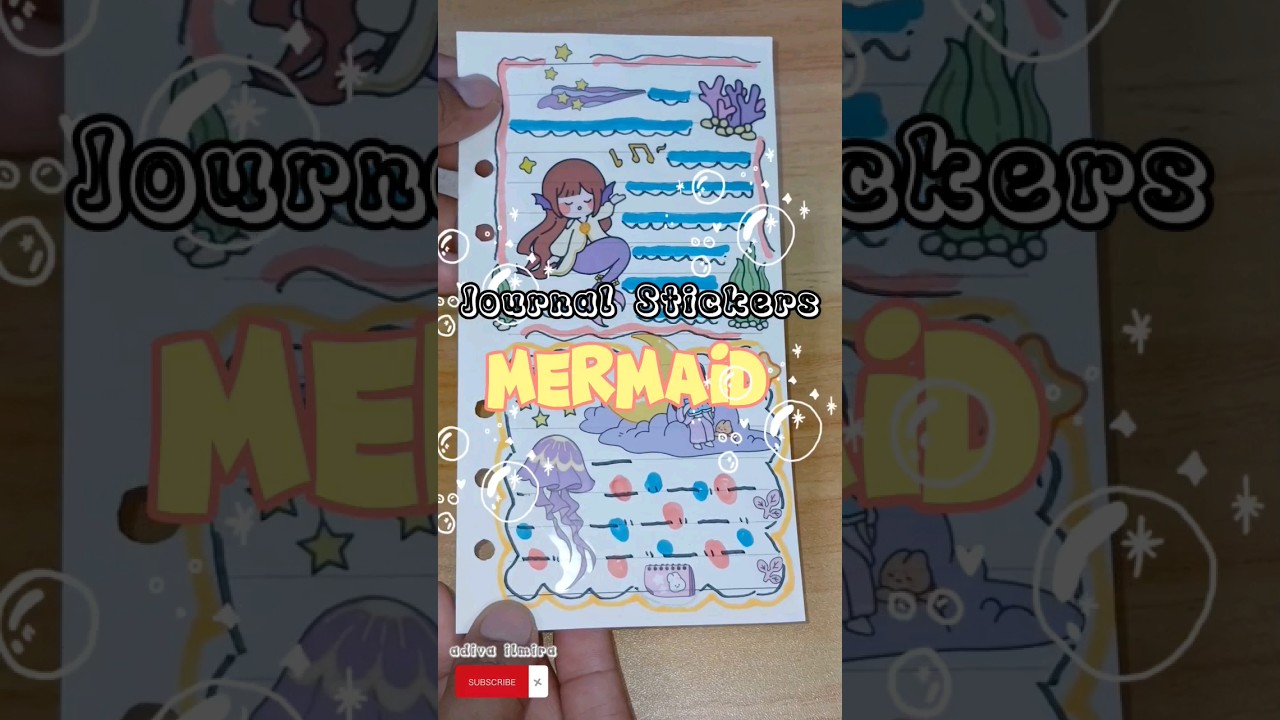 Journal Stickers - Mermaid 🌊 