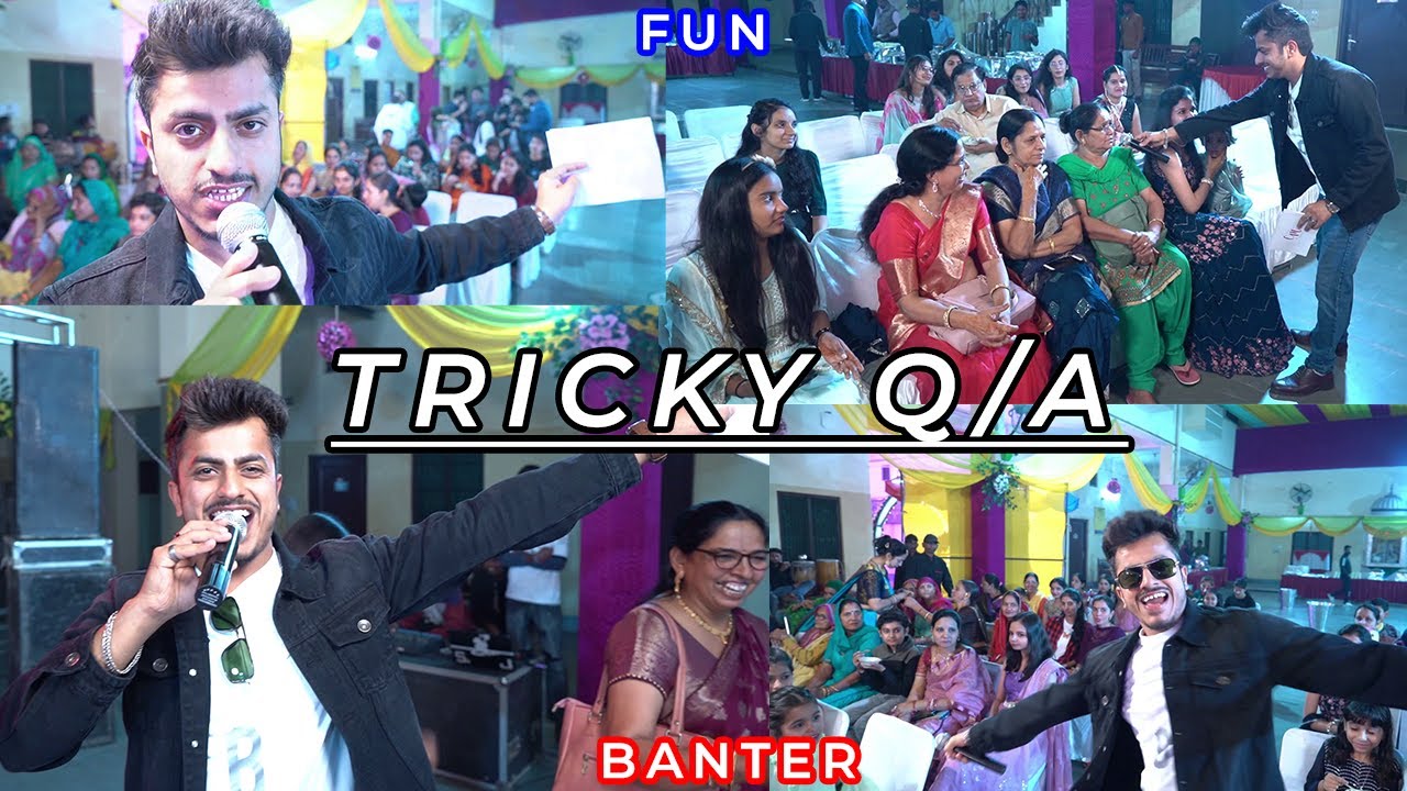 Funny Tricky Questions | Audience Interaction | Anchoring | Sangeet Sandhya | Banter | Chetan Middha