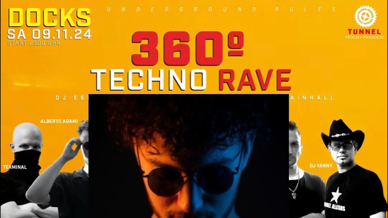 Alberto Adami live Docks Hamburg #techno #rave #party #hardtechno