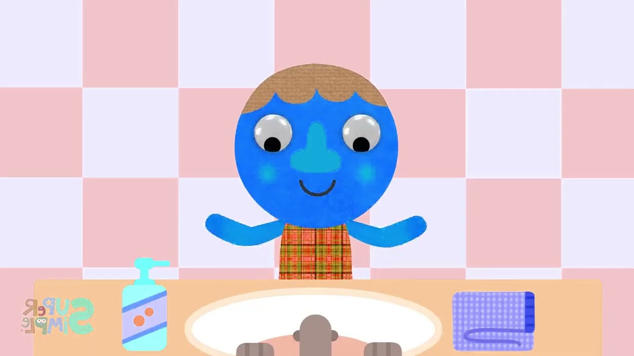 Super Simple Songs Let's Wash Our Face! Intro Logo Sponsored By Klasky Csupo 2001 Effects