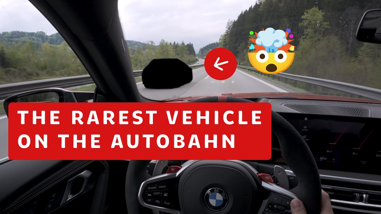 BMW G87 M2 meets the rarest car on the Autobahn - POV