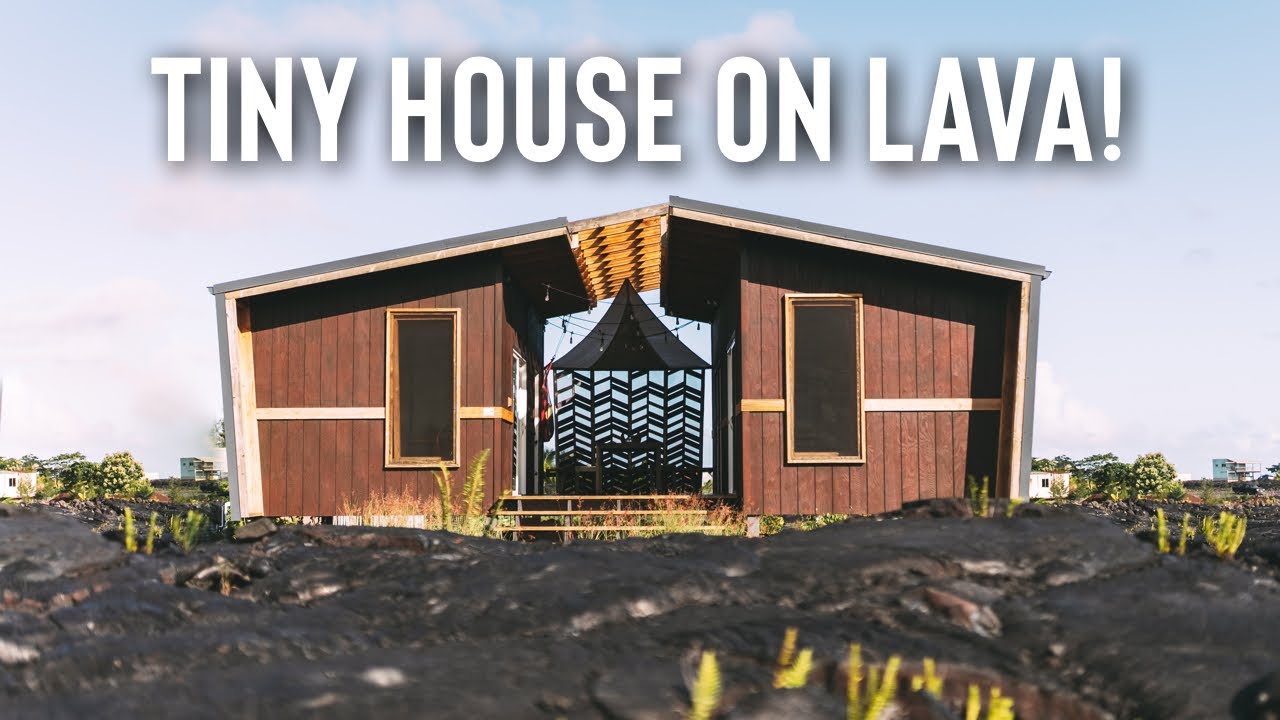 Tiny House on Volcanic Lava Field! | Airbnb Tiny Home Tour in Hawaii!