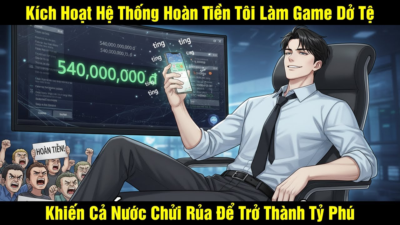 Kích Hoạt Hệ Thống Hoàn Tiền Tôi Làm Game Dở Tệ Khiến Cả Nước Chửi Rủa Để Trở Thành Tỷ Phú