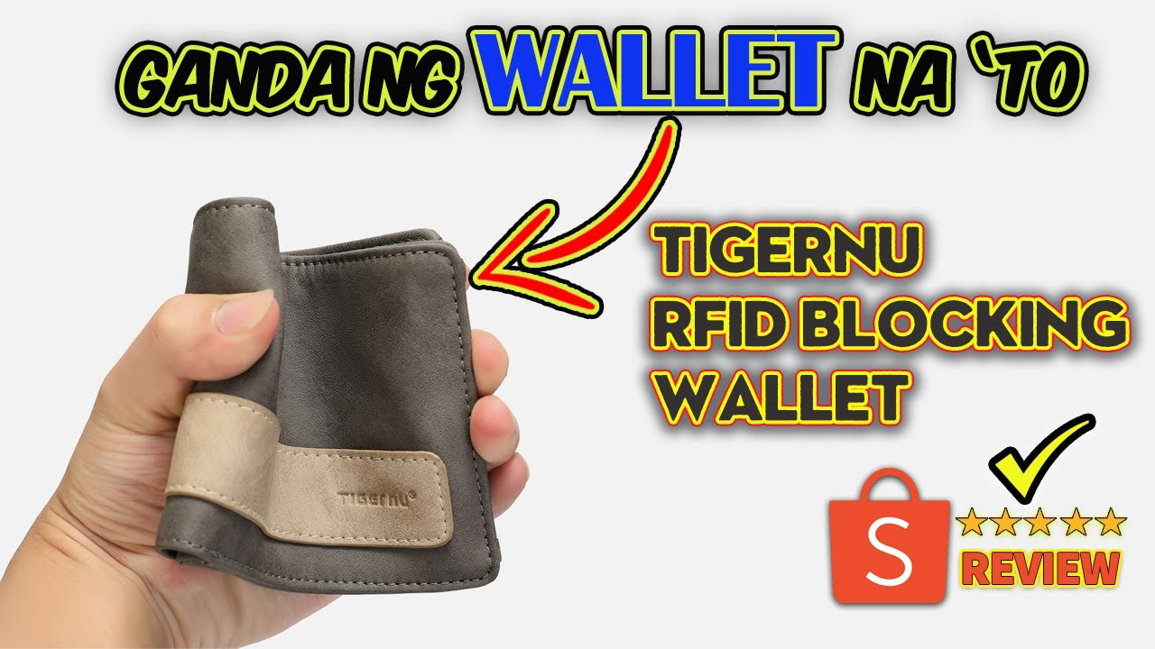 Shopee's Best Wallet Tigernu RFID Blocking Bi fold Wallet Model T S8010 Review