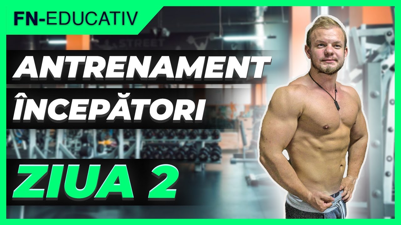 Antrenament Pentru Incepatori La Sala | Piept + Biceps | Ziua 2