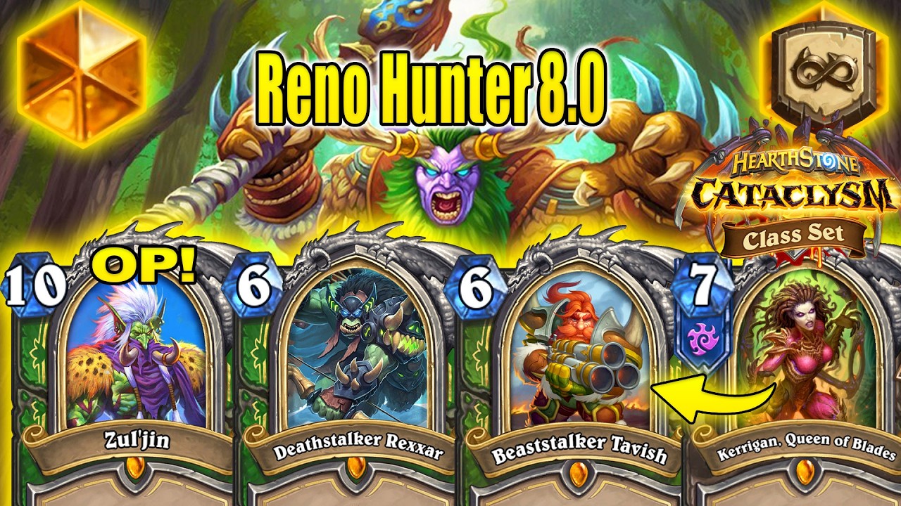 Ultra Control Hunter 8.0 Deck To Craft To Have The Best Fun At CATACLYSM Class Set | Hearthstone