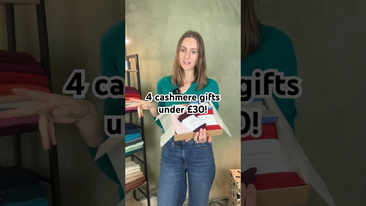 Gift ideas for all the family each under &pound;30! ￼#cashmere #gift #giftideas #christmasgifts #giftguide