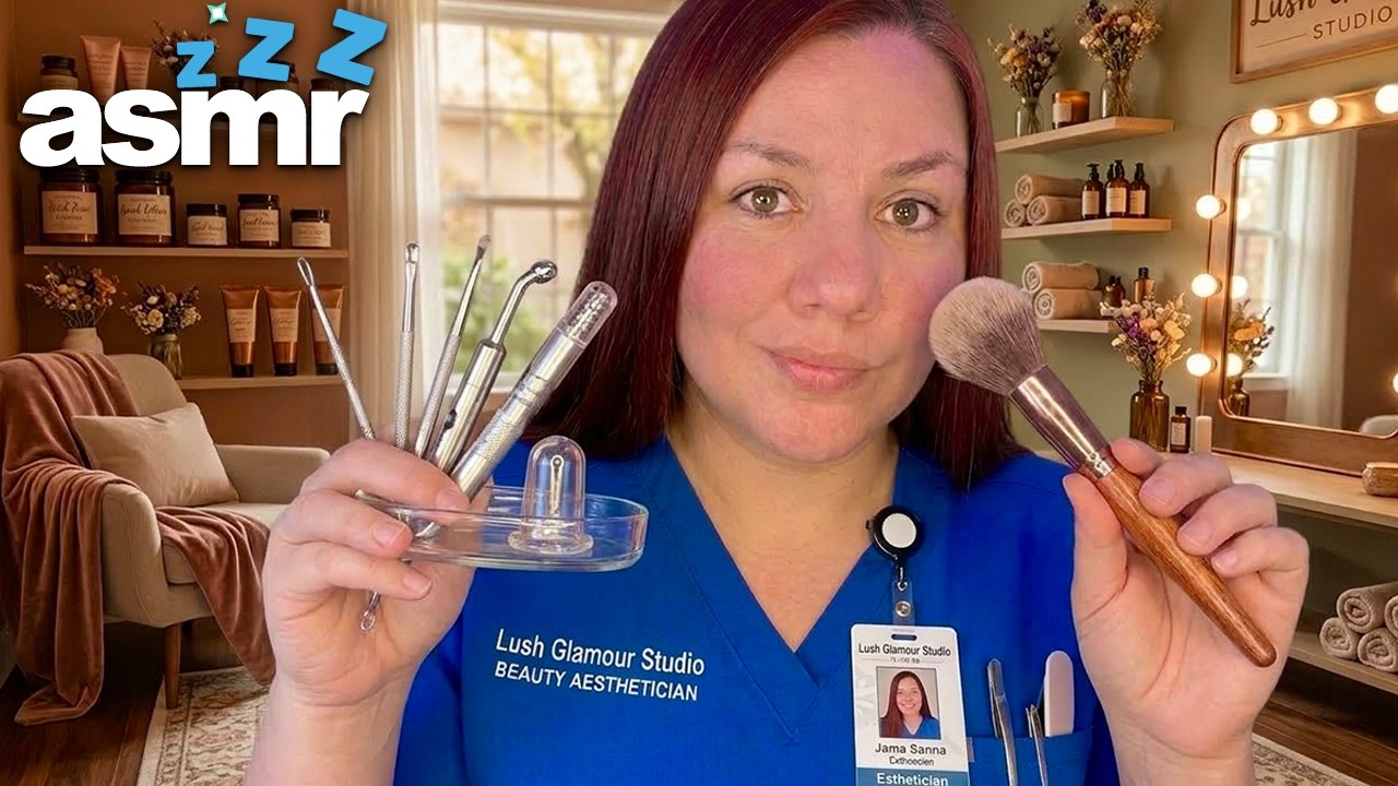 ASMR Beauty Esthetician ✨ Detailed Skin & Face Examination Roleplay