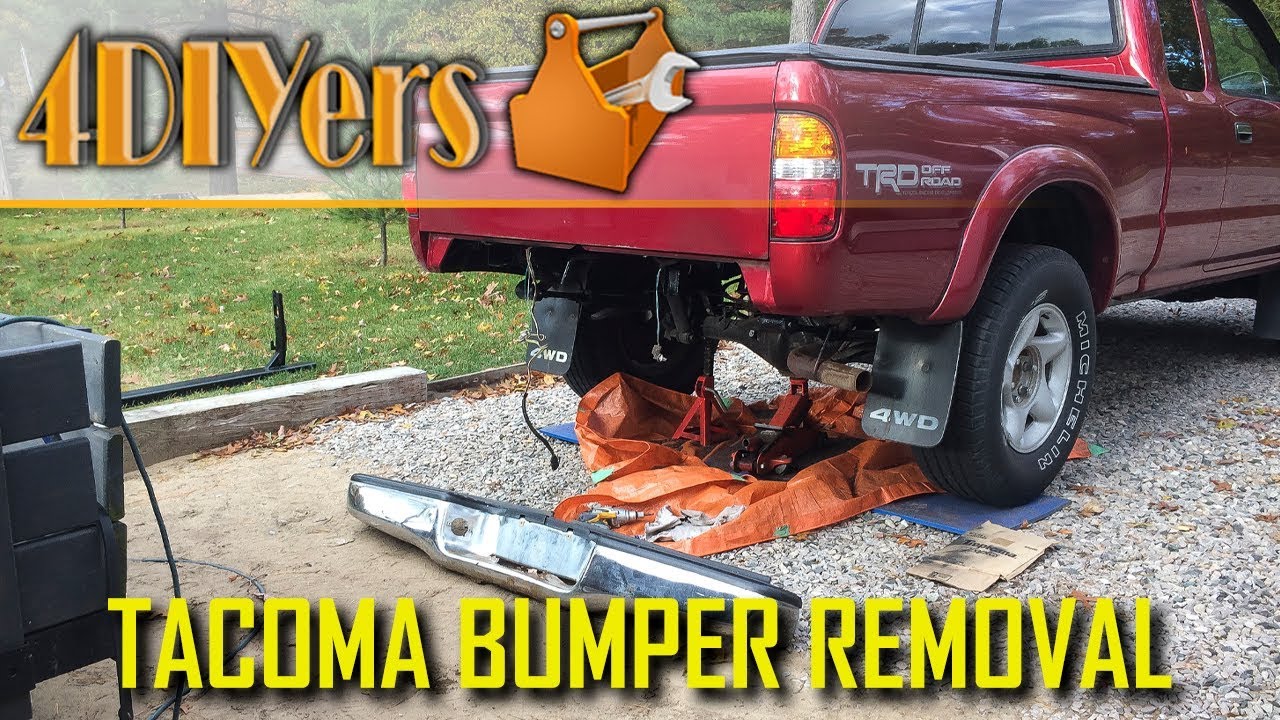 How to Remove the Rear Bumper and Hitch on a 1st Gen Toyota Tacoma