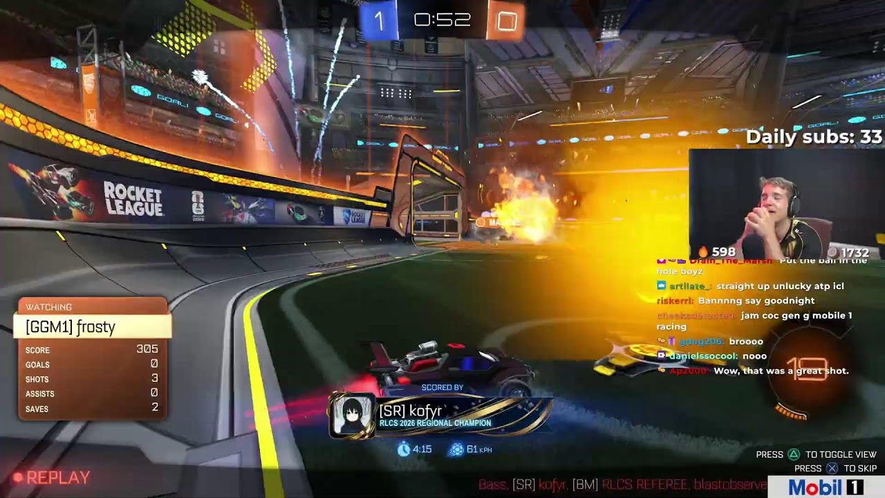 🔴RLCS 2V2 OFFICIAL GEN. G WATCH PARTY🔴