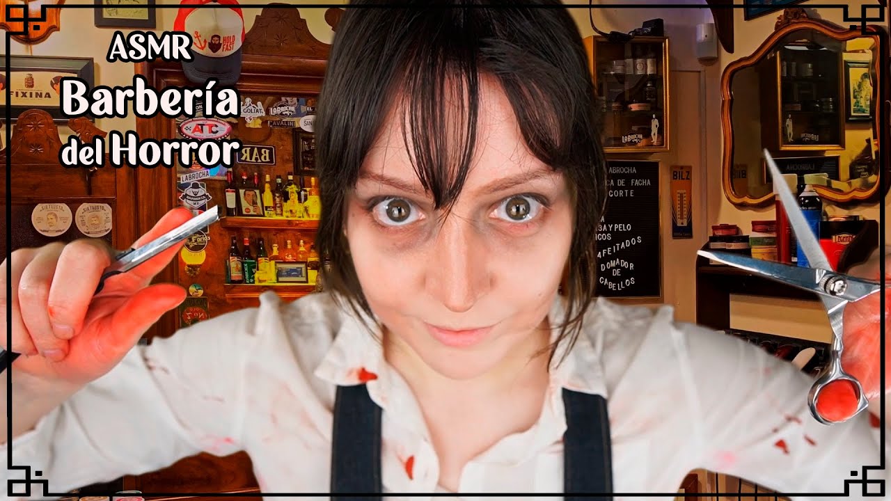 ⭐ASMR Добро пожаловать в парикмахерскую HORROR [Sub] Специальное предложение на Хэллоуин