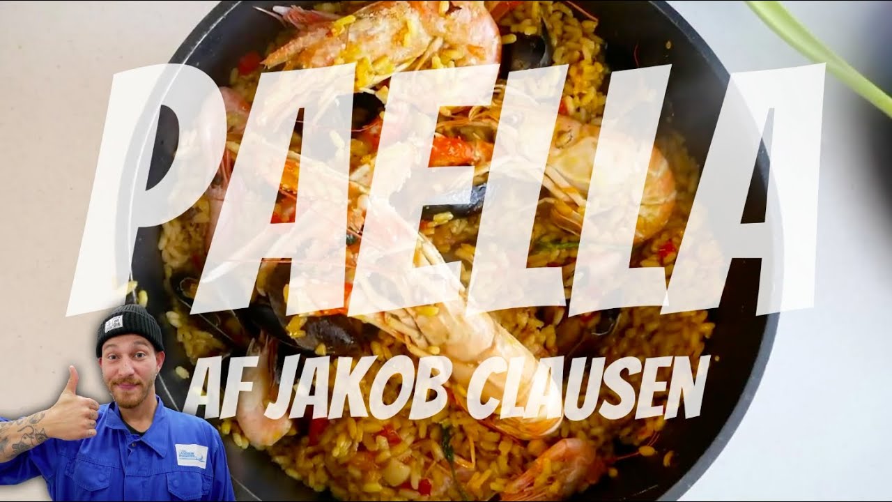 Paella med skaldyr // Opskrifter | P. Clausens Fiskehandel