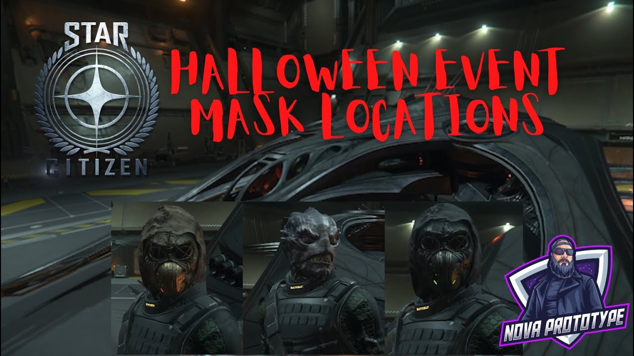 STAR CITIZEN HALLOWEEN EVENT MASK LOCATIONS 3.17.3!